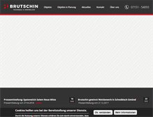 Tablet Screenshot of brutschin-gmbh.com